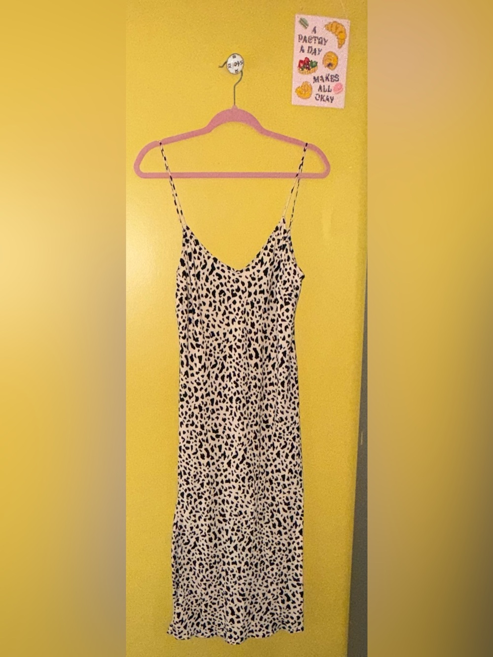 Motel Leopard Slip Dress